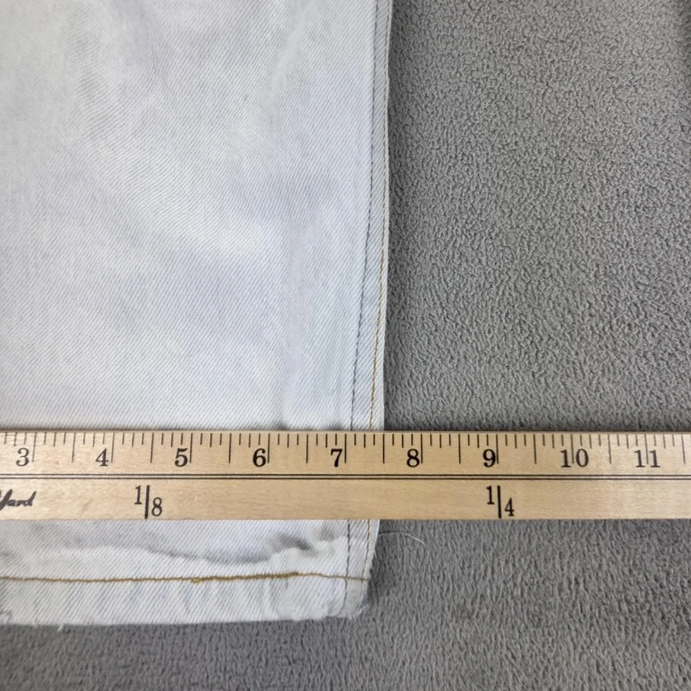 Vintage Levis 501 Jeans Mens White Button Fly Made in USA 90s Fits 27x29
